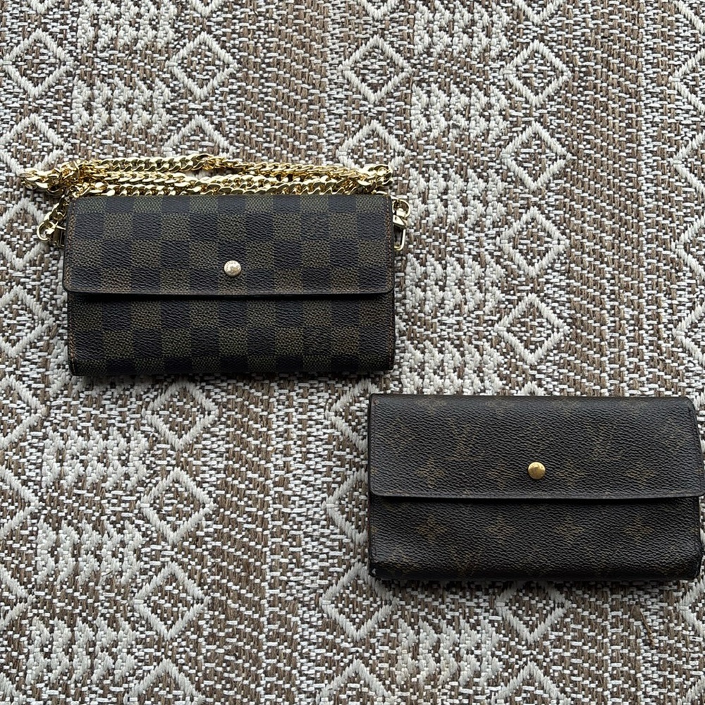 2 BIFOLD **AUTHENTIC** LOUIS VUITTON WALLETS